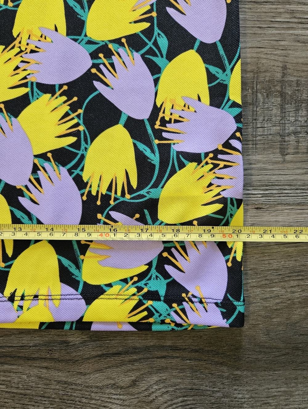 Adidas Originals Bellista Yellow & Lilac Floral Print Tee Dress - Picture 3 of 8
